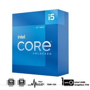CPU INTEL CORE I5-12600K (3.7GHZ TURBO UP TO 4.9GHZ, 10 NHÂN 16 LUỒNG, SK 1700)